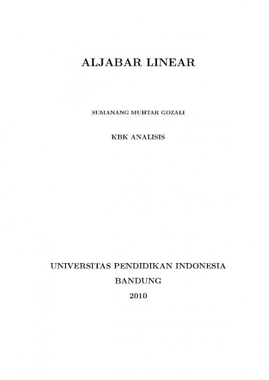 picture Pendidikan Pdf 8007 | Aljabar Linear | Matematika